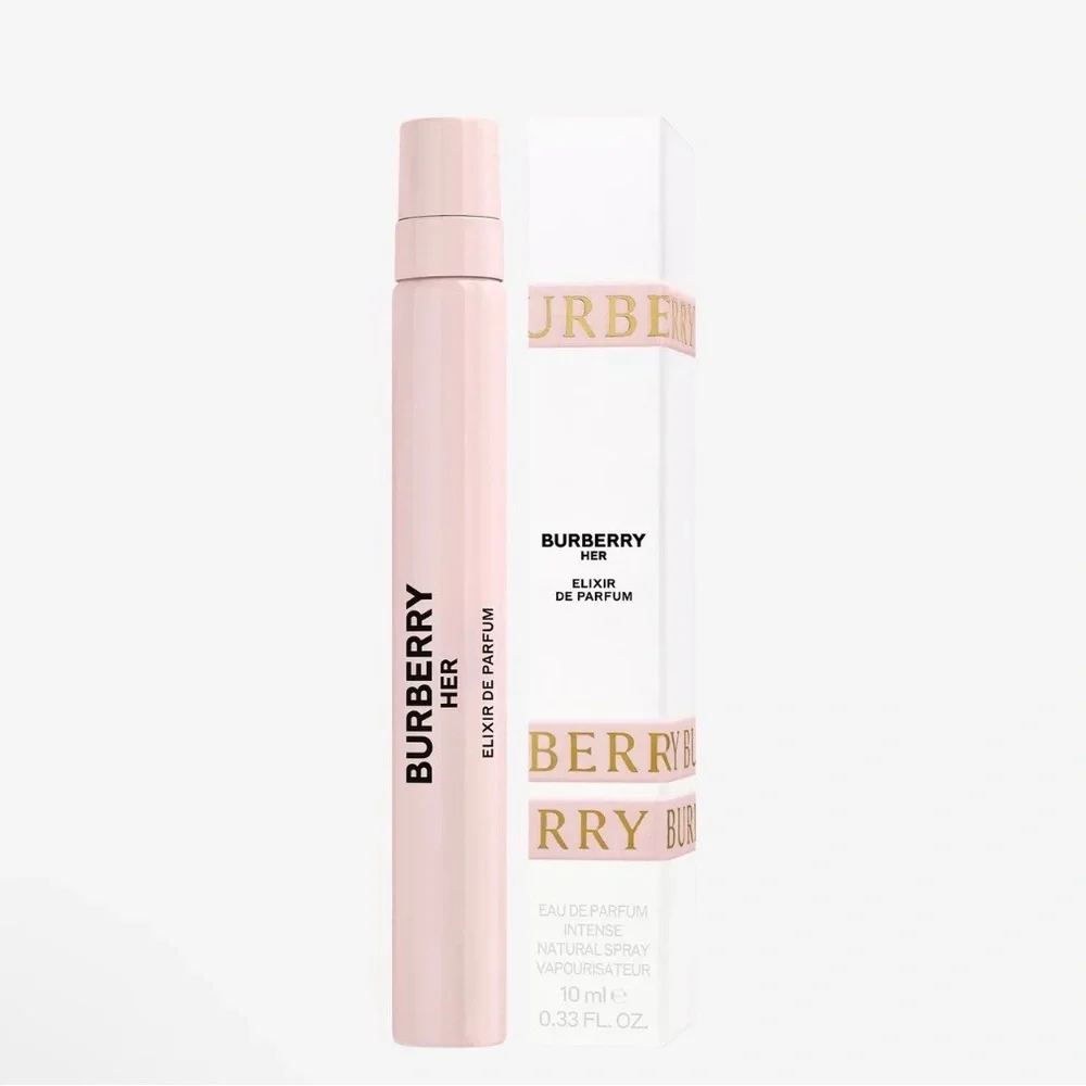 Burberry Her Elixir Travel Spray - Pale Pink & Gold Accents